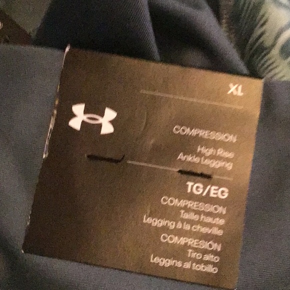 💙❤️ Under Armour HeatGear Ankle Legging Size XL - Picture 9 of 9